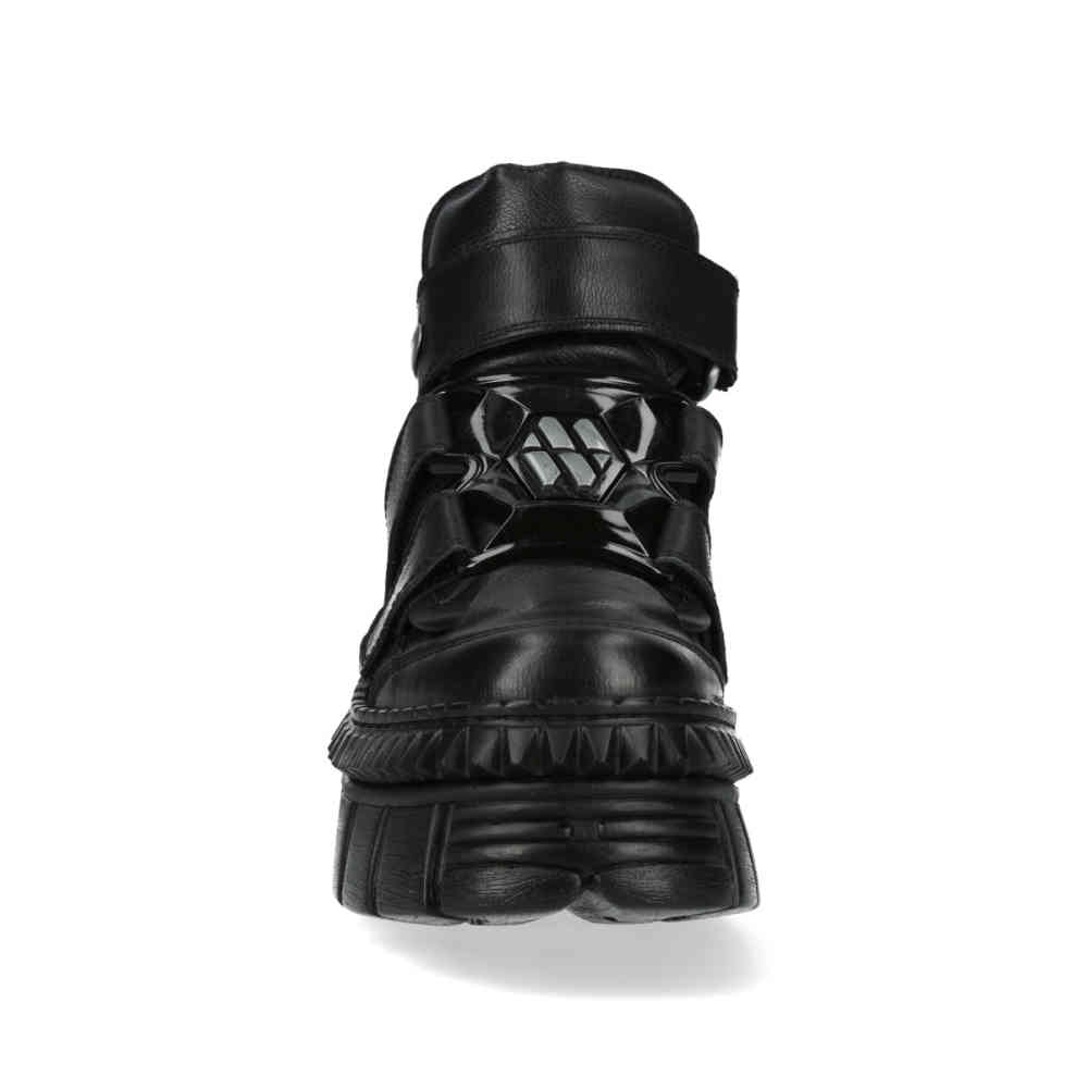 New Rock - M-WALL285-S3 Plateau Laarzen - Zwart